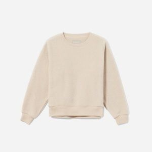 Everlane Renew Fleece Sweatshirt in Oat